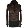 KOŽENÁ dámská hnědá měkká bunda na zip Twist&Tango 36