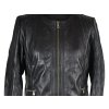 KOŽENÁ dámská černá měkká bunda na zip Promod M/L