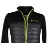 Pánská černá prošívaná bunda na zip Alpine Pro S