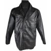 KOŽENÁ pánská černá měkká bunda Leder Classic Jackets 48