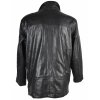 KOŽENÁ pánská černá měkká zateplená bunda 50