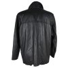 KOŽENÁ pánská černá měkká bunda na zip L/XL