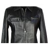 KOŽENÁ dámská černá měkká bunda na zip Todays 36, 38 2