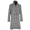 Dámský přechodný černobílý kabát Piaza Italia L