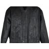 KOŽENÁ pánská černá měkká bunda s odnimatelnou vložkou CERO 56