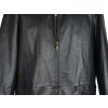 KOŽENÁ pánská černá měkká bunda na zip Martinek XL