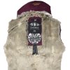 Dámská vínová zimní parka s kapucí NAVAHOO L/XL