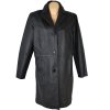 KOŽENÝ dámský černý kabát Alba Moda XXL