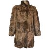Pravý dámský hnědý kožich Kotov 48