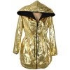 Dámská zlatá parka s kapucí Mosquito S/M