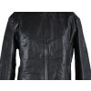 KOŽENÁ dámská černá bunda na zip Martinek XXL