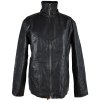 KOŽENÁ dámská černá bunda na zip Martinek XXL