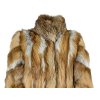 Pravý dámský rezavý kožich S/M