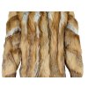Pravý dámský rezavý kožich S/M