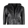 KOŽENÁ dámská černá bunda na zip Canda L