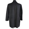Vlněný (90%) pánský šedočerný zimní kabát Ekzo Lorenzo (vlna, kašmír) 52