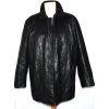 KOŽENÁ pánská černá bunda na zip VALI XL 4