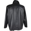 KOŽENÁ pánská černá měkká bunda na zip 54, 56, 58