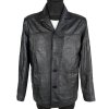 KOŽENÁ pánská černá bunda EVOCO M, L