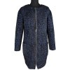Dámský přechodný modrý kabát na zip True Decadence S - s cedulkou