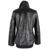 KOŽENÁ dámská černá zateplená bunda na zip Yessica M/40