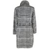 Dámský černobílý kabát s páskem F&F 10/38