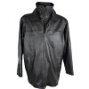 KOŽENÁ pánská černá zateplená bunda na zip Leather Limited XL