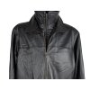 KOŽENÁ pánská černá zateplená bunda na zip Leather Limited XL