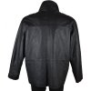 KOŽENÁ pánská černá měkká bunda na zip John F. Gee L, XXL