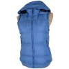 Dámská modrá prošívaná vesta s kapucí Alpine Pro Travel S/M