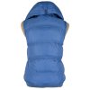 Dámská modrá prošívaná vesta s kapucí Alpine Pro Travel S/M