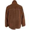 KOŽENÁ pánská hnědá bunda na zip BLAŽEK M