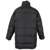 Péřový pánský černý kabát na zip ESPRIT XL