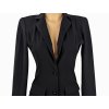 Extravagantní dámské černé sako S
