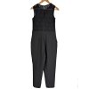 Dámský černý overal s krajkou M