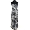 Dámské dlouhé černobílé maxi šaty F&F S