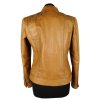 Kožená dámská koňaková bunda ONLY  M*