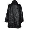 KOŽENÝ dámský černý měkký kabát Fabiani XXXL - 48 3