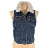 Dámská modrá zimní vesta LEVIS S