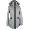 Dámský šedý sportovní kabát s kapucí Alpine Pro M