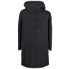 Vlněný (80%) dámský černý kabát Alessandra by Getex 16/44