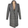 Dámský kostkovaný kabát F&F 10/38
