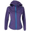 Dámská fialová softshellová bunda s kapucí ENVY 38