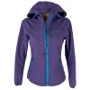 Dámská fialová softshellová bunda s kapucí ENVY 38