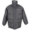 Péřová pánská šedá zimní prošívaná bunda Reebok XL