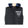 Pánská černá prošívaná vesta UNCLE SAM L