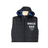 Pánská černá prošívaná vesta UNCLE SAM L