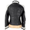 KOŽENÁ dámská černá bunda na zip Steffel M