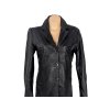 KOŽENÝ dámský černý kabát ONLY M