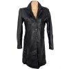 KOŽENÝ dámský černý kabát ONLY M